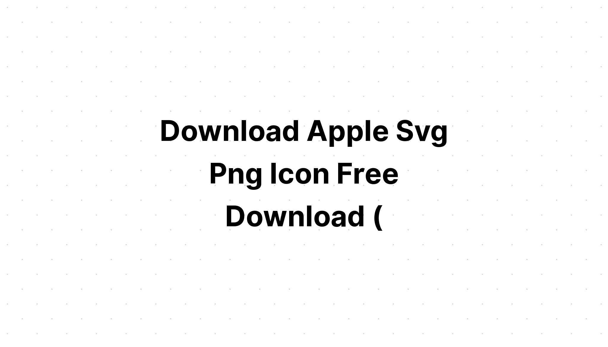 Download Apple Apple Svg SVG File